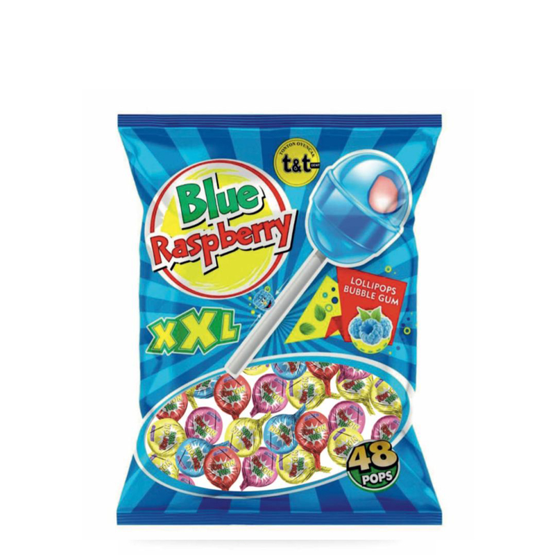 BLUE RASPBERRY 6 BAG X 48 PCS X 25 GR