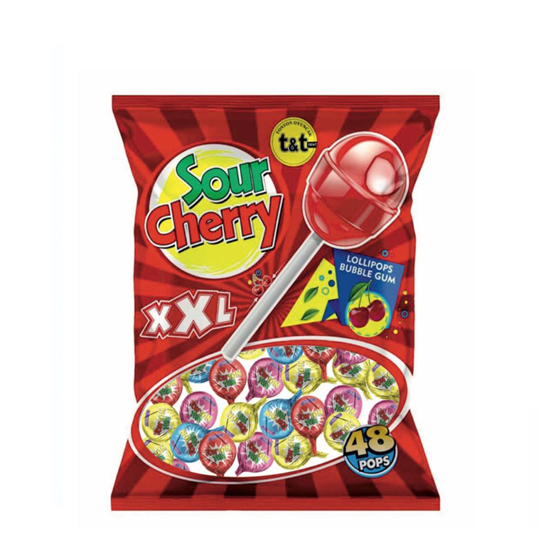 SOUR CHERRY 6 BAG X 48 PCS X 25 GR